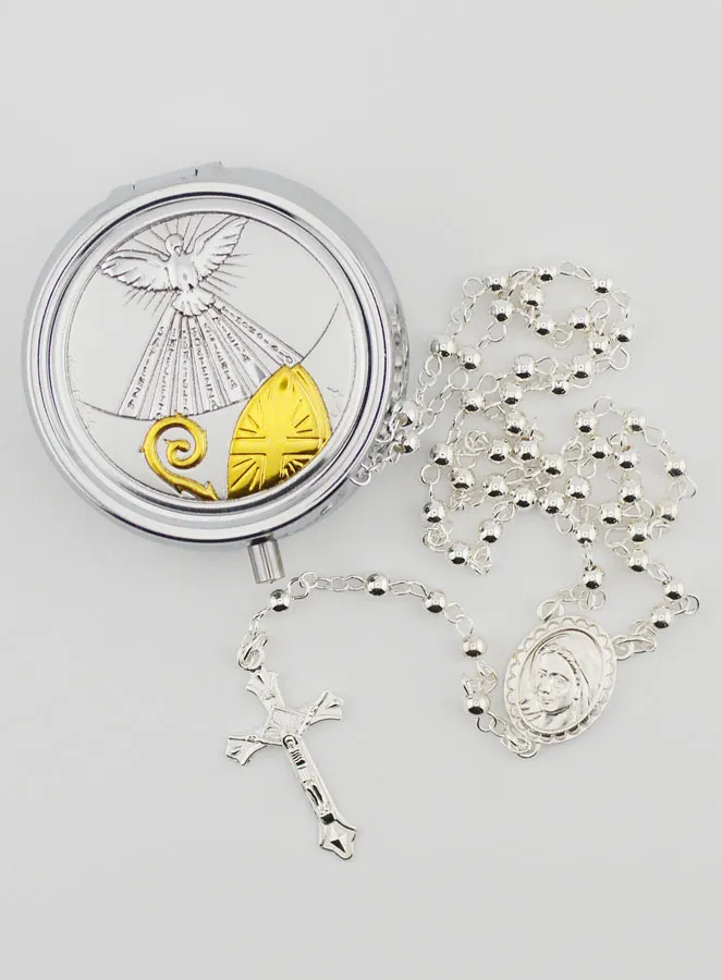 Confirmation Gift Rosary Case with Rosary (pic 1)