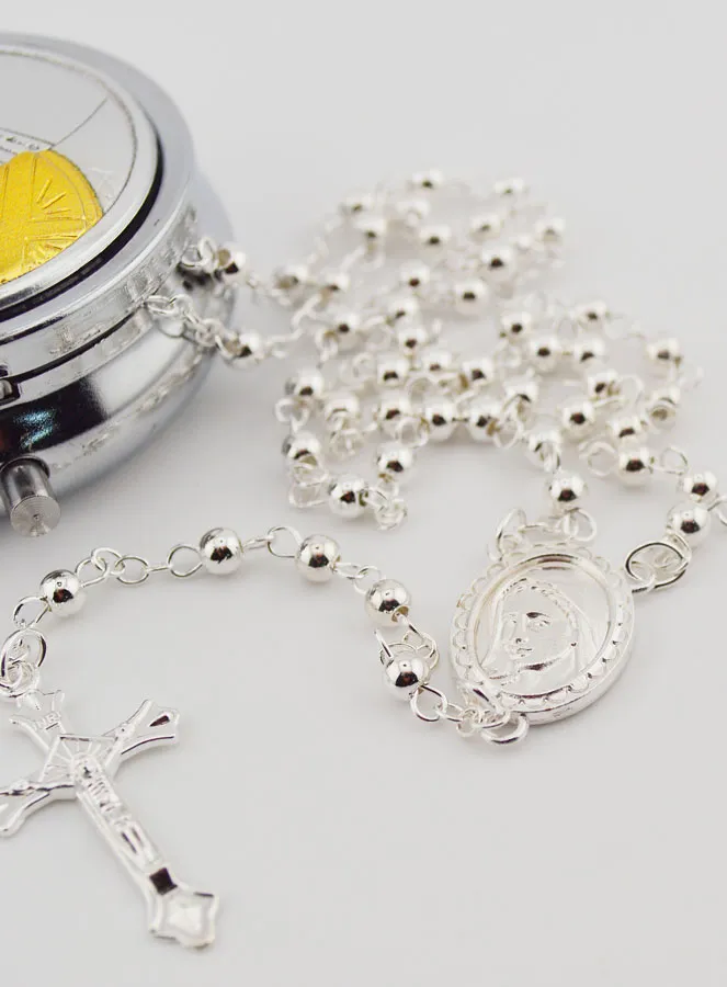 Confirmation Gift Rosary Case with Rosary (pic 3)