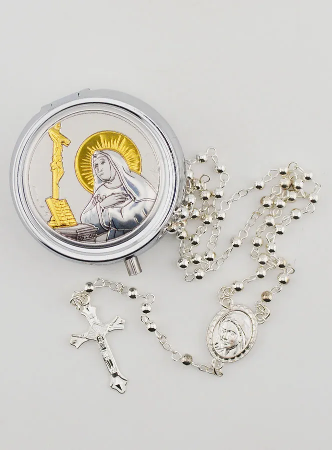 Rosary and Saint Rita Box (pic 1)