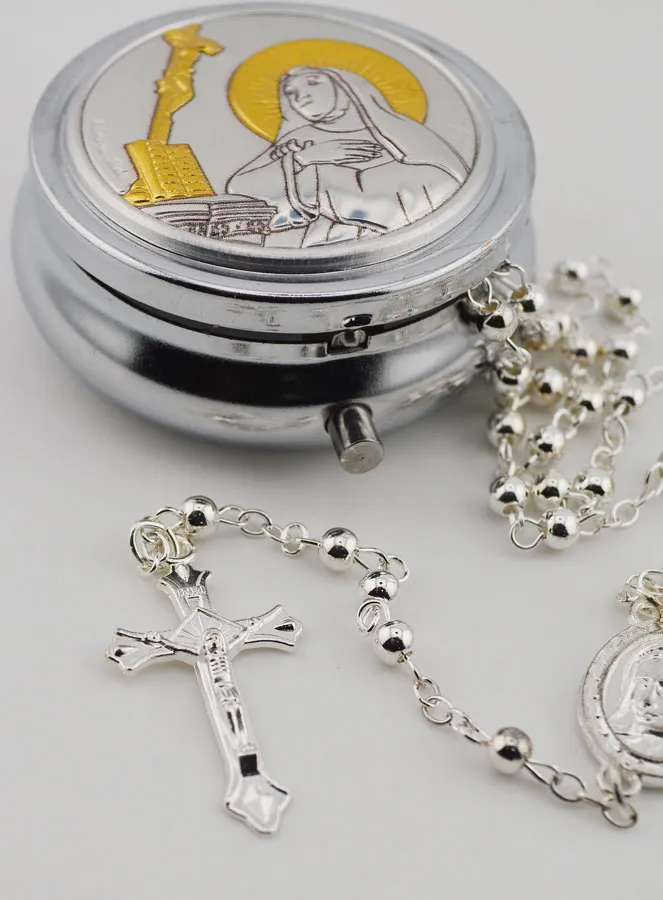 Rosary and Saint Rita Box (pic 4)