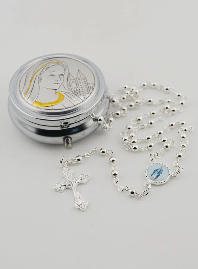 Rosary and Our Lady of Medjugorje Box (pic 2)