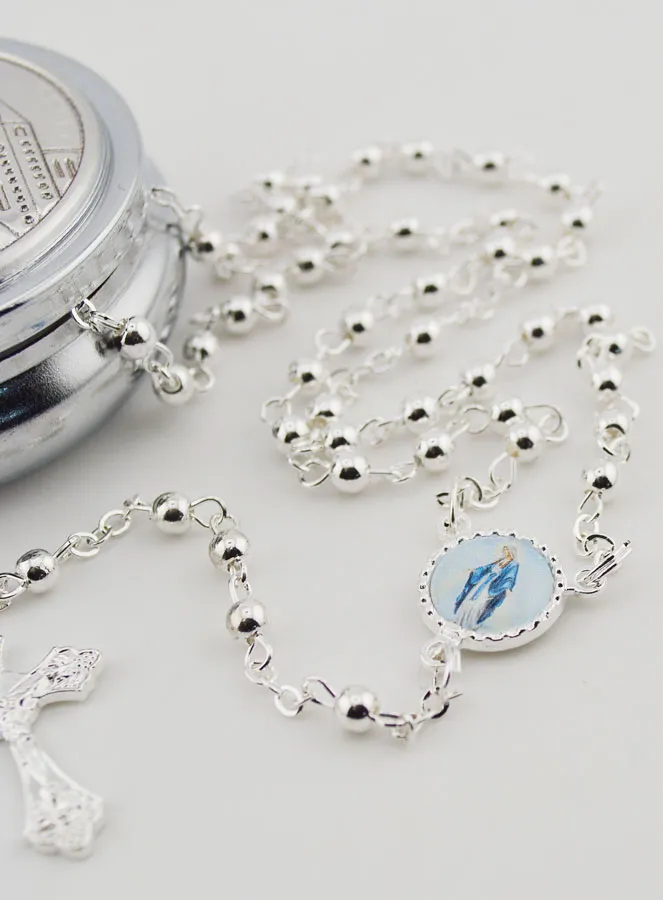 Rosary and Our Lady of Medjugorje Box (pic 3)