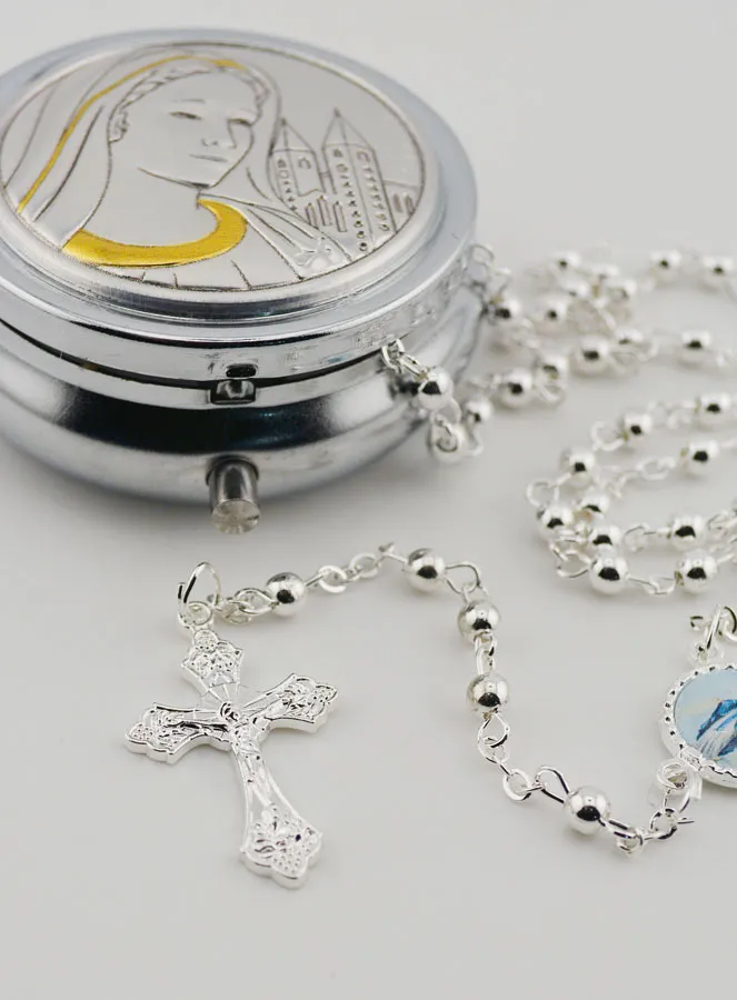 Rosary and Our Lady of Medjugorje Box (pic 4)