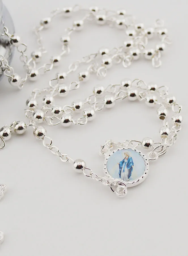 Rosary Case Our Lady of Medjugorje with Rosary (pic 3)