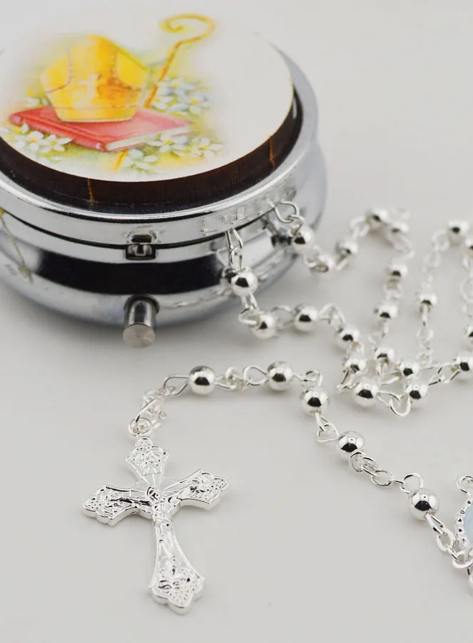 Confirmation Gift Rosary Case and Rosary (pic 4)