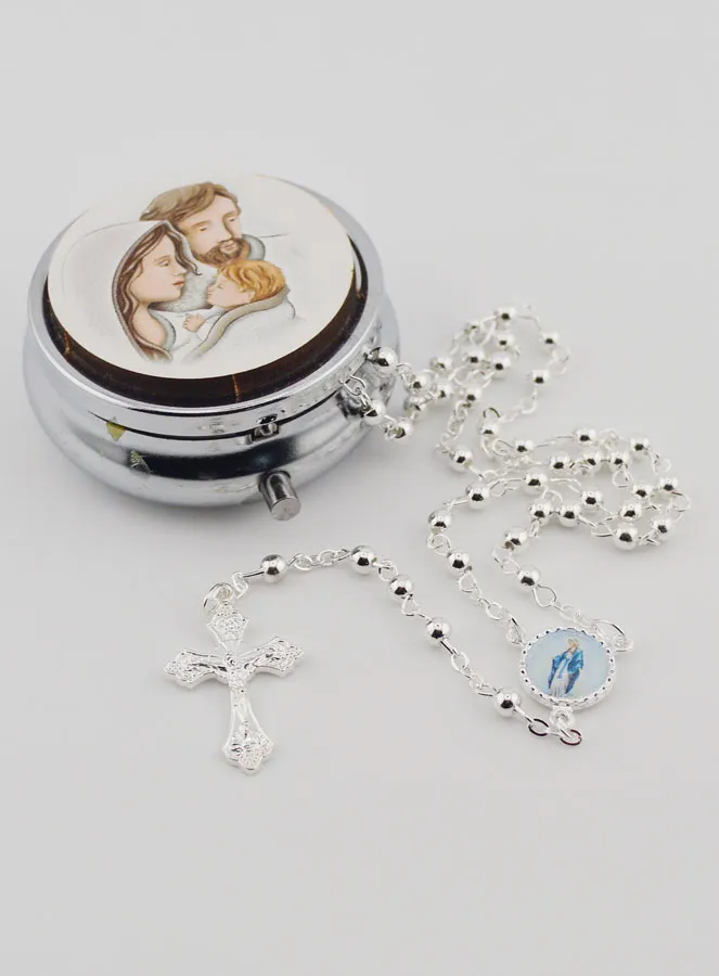 Holy Family Rosary Case - Rosary Included (pic 2)