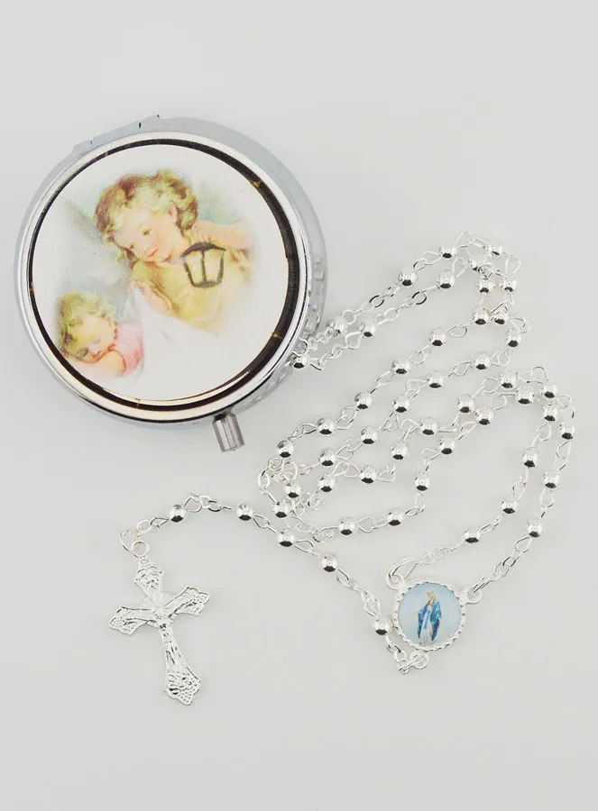Guardian Angel Rosary Box - Rosary included (pic 1)