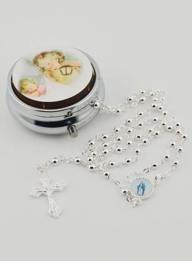Guardian Angel Rosary Box - Rosary included (pic 2)