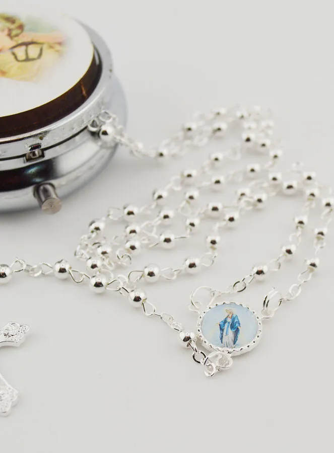 Guardian Angel Rosary Box - Rosary included (pic 3)