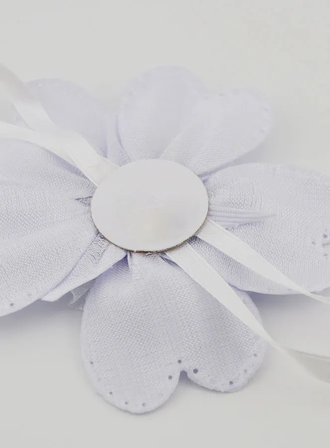 Christening Gift - Cradle Medal Flower - Guardian Angel (pic 4)