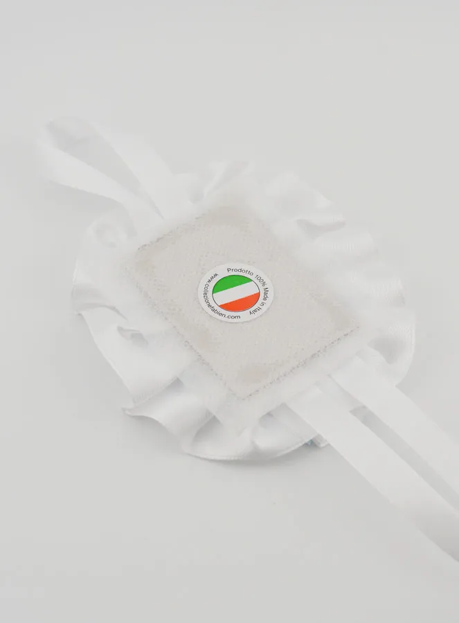 Christening Gift - Cradle Medal Angel with Lantern (pic 4)