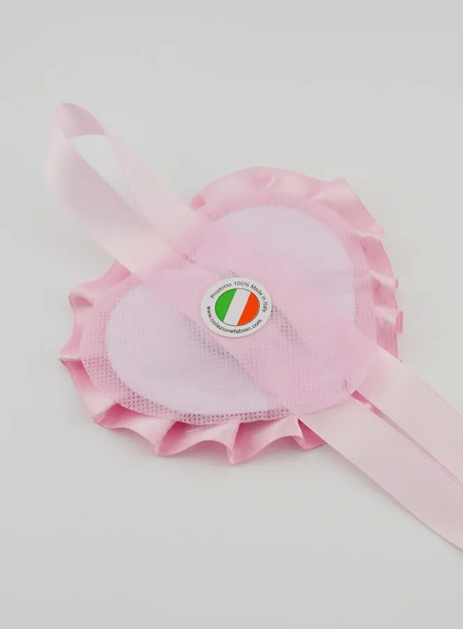 Christening Gift - Cradle Medal Heart Holy Family (pic 4)