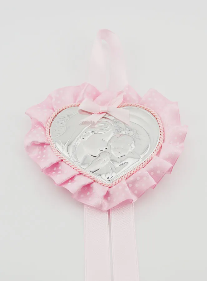 Christening Gift - Cradle Medal Virgin and Child (pic 2)