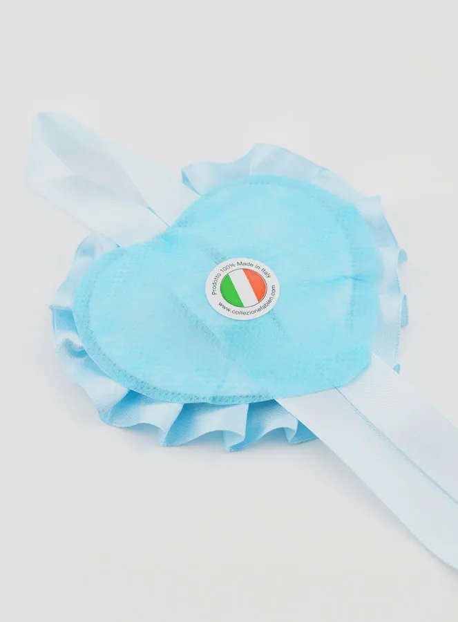 Christening Gift - Cradle Medal with Angel Lantern Heart (pic 4)