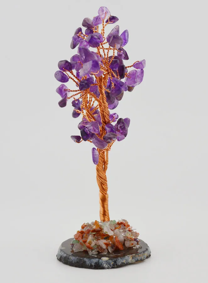Tree of Life on Agate - Amethyst (pic 3)