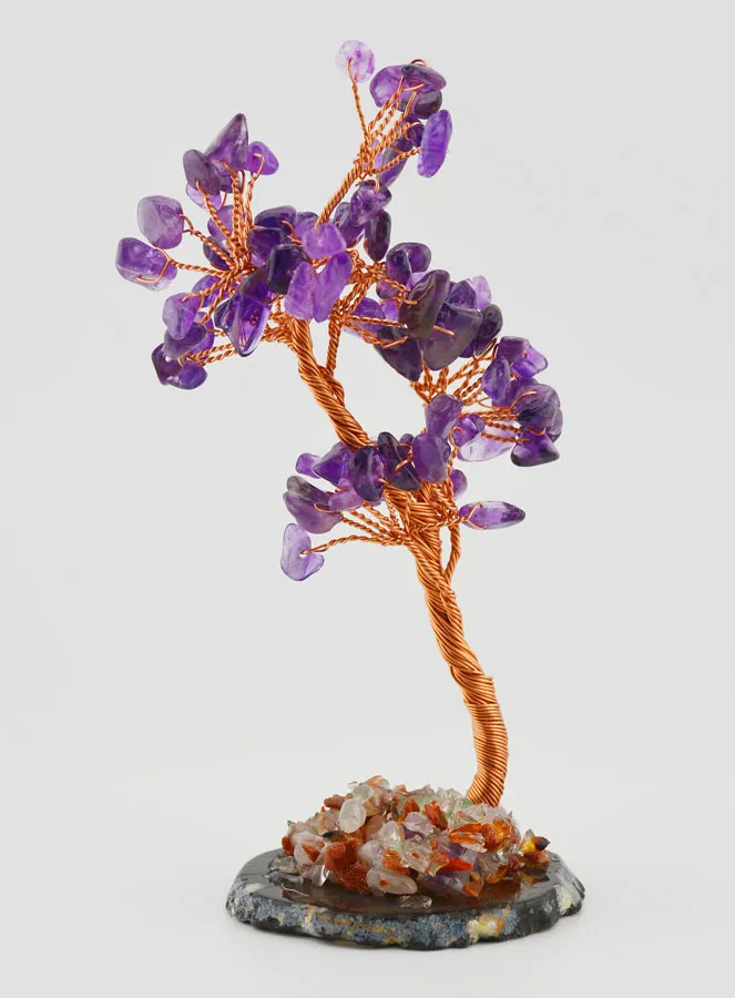Tree of Life on Agate - Amethyst (pic 4)