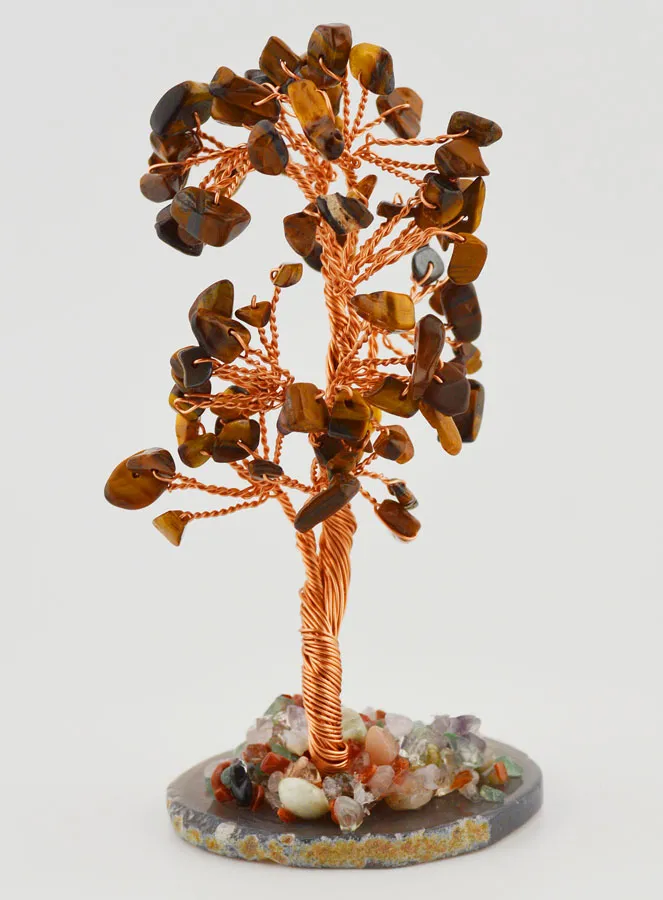 Tree of Life on Agate - Tiger's Eye (pic 3)