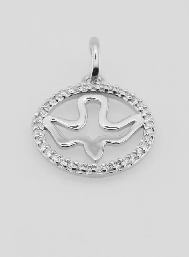 Openwork Confirmation Medal 15mm - Holy Spirit (pic 2)