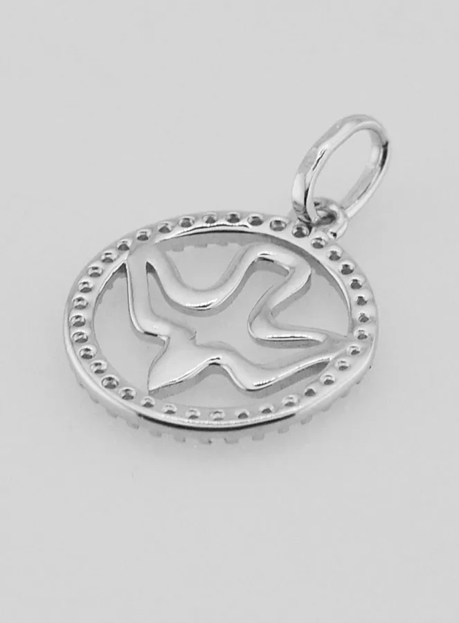 Openwork Confirmation Medal 15mm - Holy Spirit (pic 4)