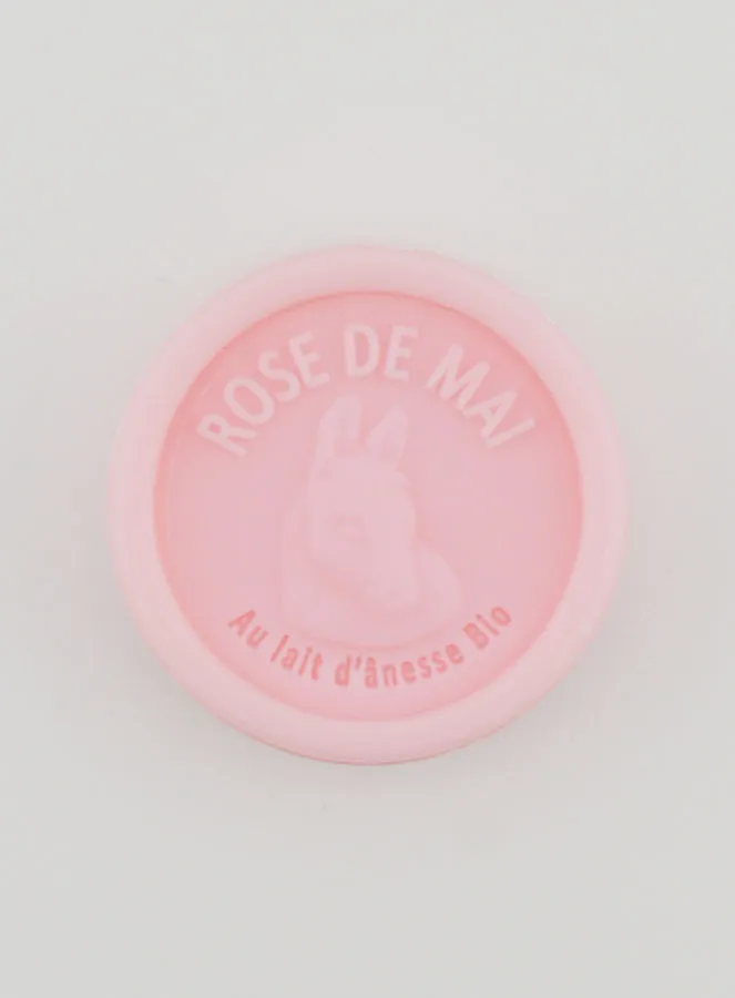 Organic Donkey Milk and May Rose Soap - 25g (pic 1)