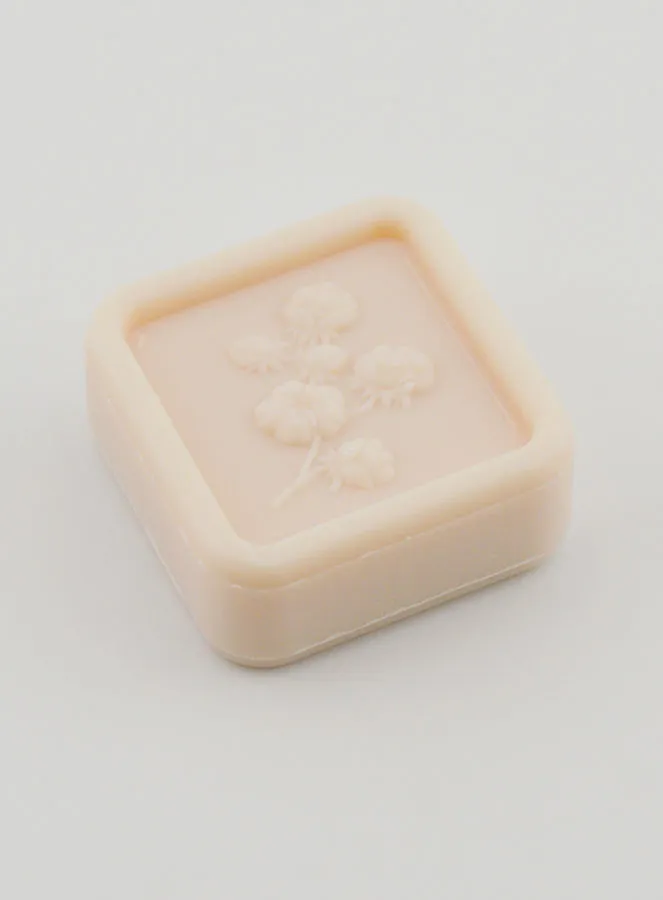 Olive Oil Soap with Cotton Flower - 25g (pic 3)