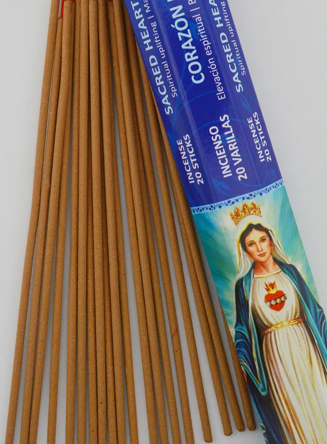 Sacred Heart of Mary Incense - 20 Sticks (pic 3)