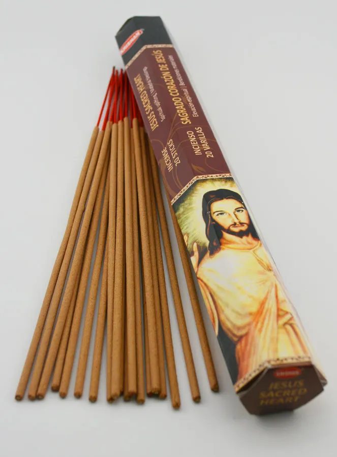 Sacred Heart of Jesus Incense - 20 Sticks (pic 2)