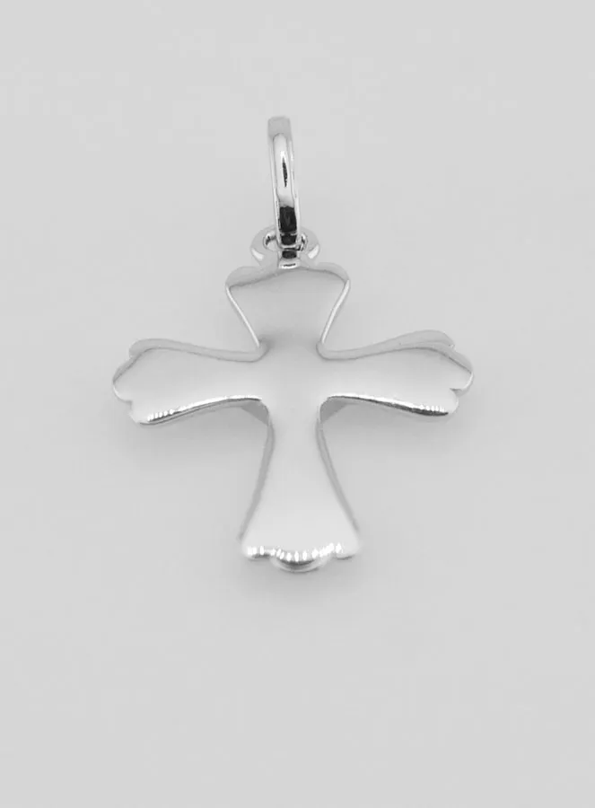 Cross Pendant Silver - 20mm (pic 2)