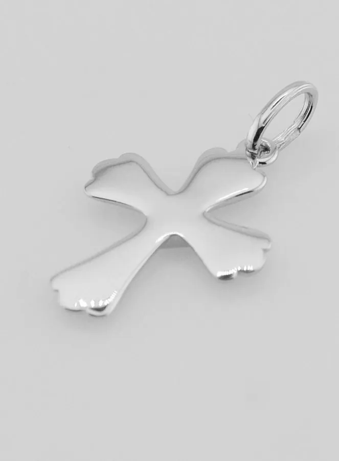 Cross Pendant Silver - 20mm (pic 4)