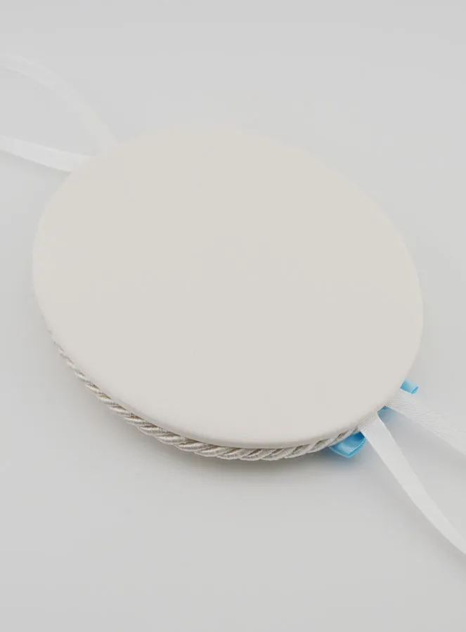 Christening Gift for a Boy - Cradle Medal Holy Family (pic 4)