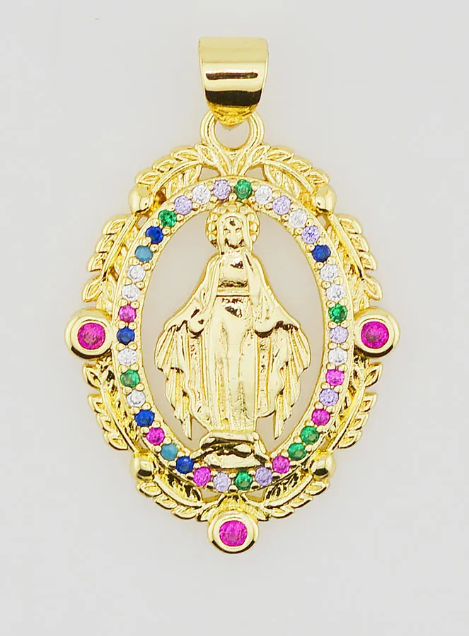 Openwork Miraculous Medal - 25mm (pic 1)