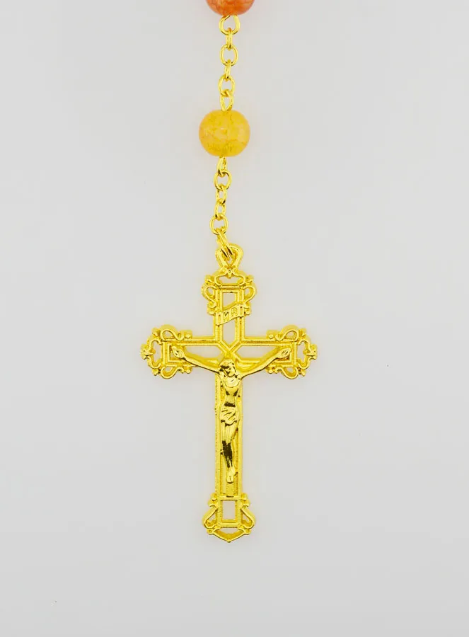 Miraculous Virgin Rosary with Glass Beads - Multicoloured (pic 3)