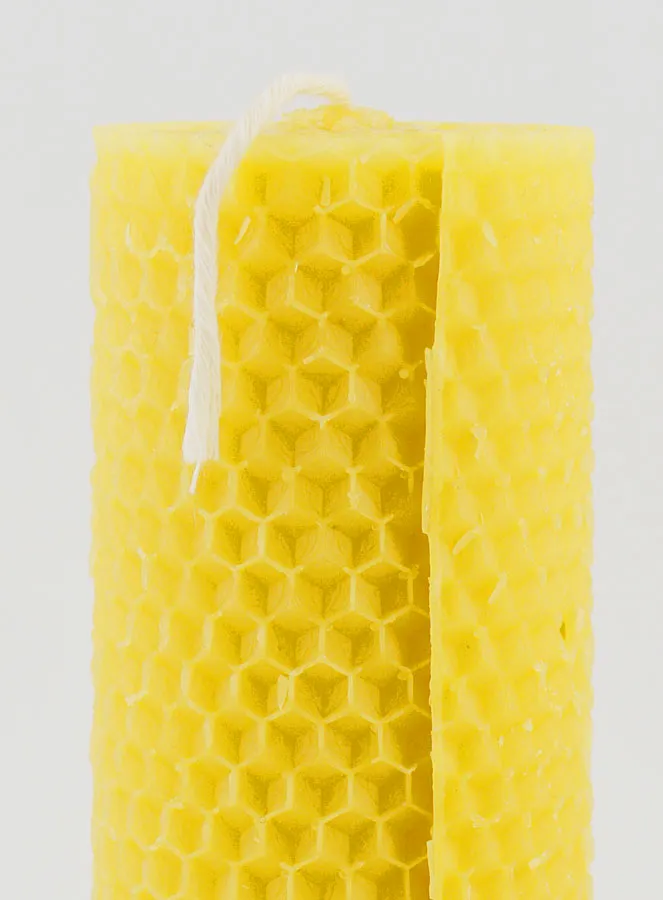 Natural Honeycomb Beeswax Candle - 15 cm (pic 3)