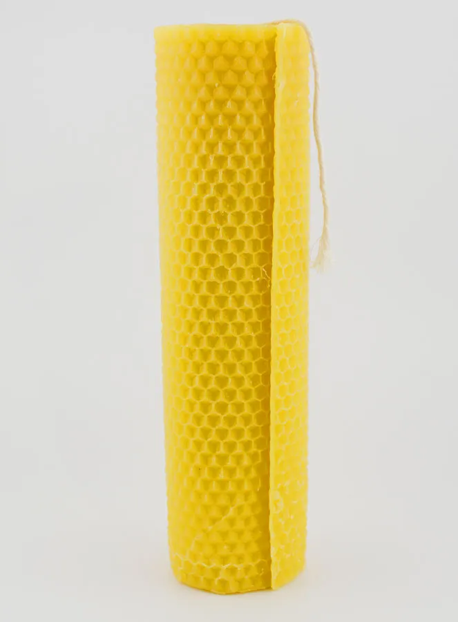 Tabletop Candle Beeswax - 20 cm (pic 1)
