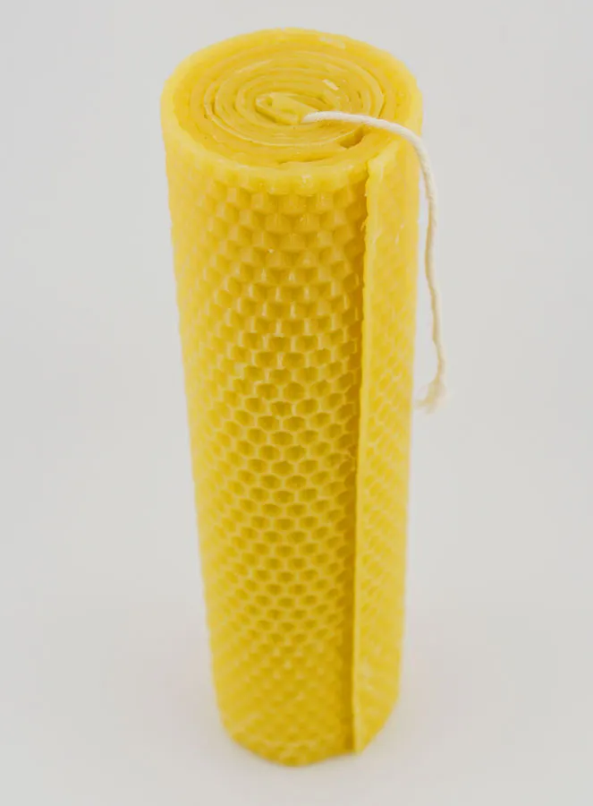 Tabletop Candle Beeswax - 20 cm (pic 2)