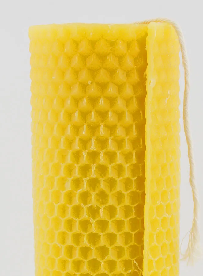 Tabletop Candle Beeswax - 20 cm (pic 3)