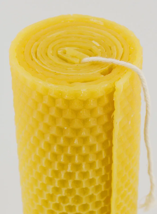 Tabletop Candle Beeswax - 20 cm (pic 4)