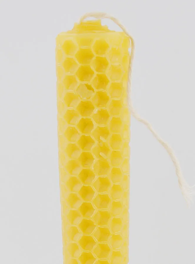 Natural Honeycomb Beeswax Candle - 20 cm (pic 4)