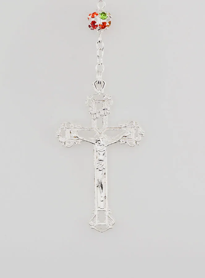 Miraculous Virgin Rosary Multicoloured Set Beads (pic 3)