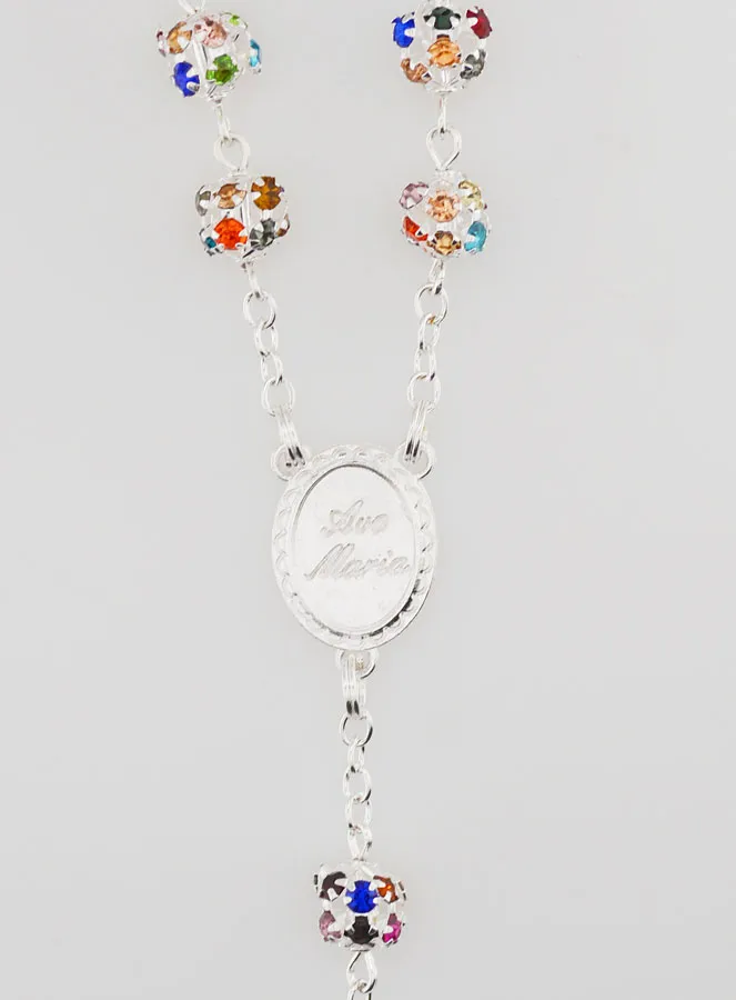 Miraculous Virgin Rosary Multicoloured Set Beads (pic 4)