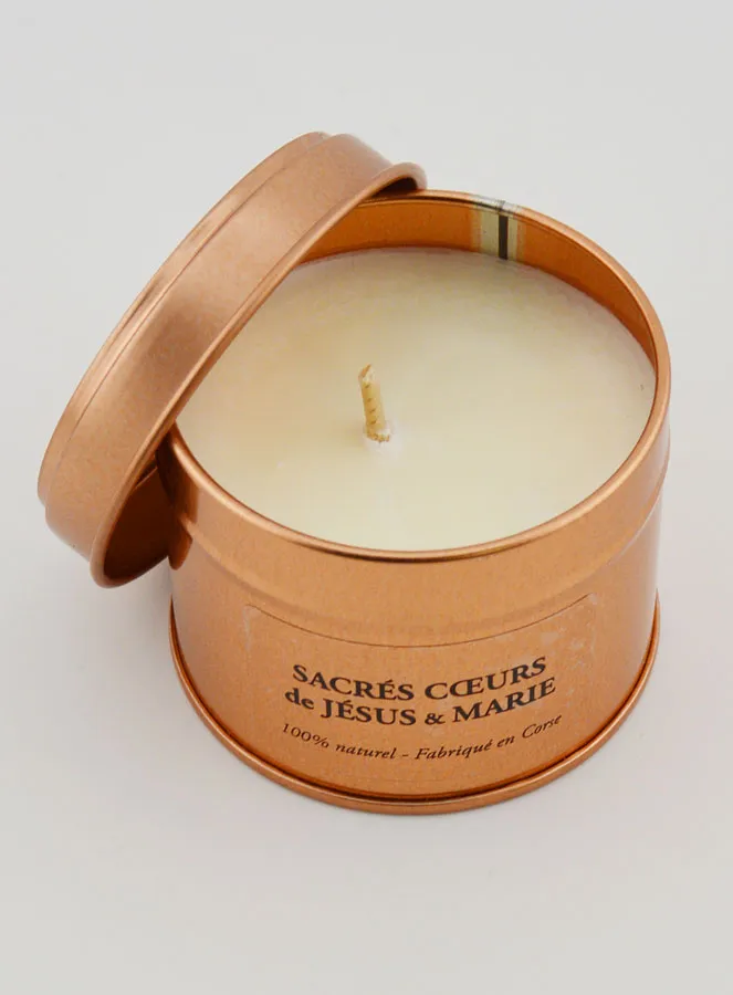 Handcrafted Scented Candle - Sacred Hearts of Jesus and Mary (pic 2)