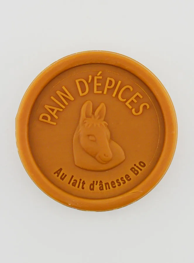 Organic Donkey Milk and Gingerbread Soap - 100g (pic 1)