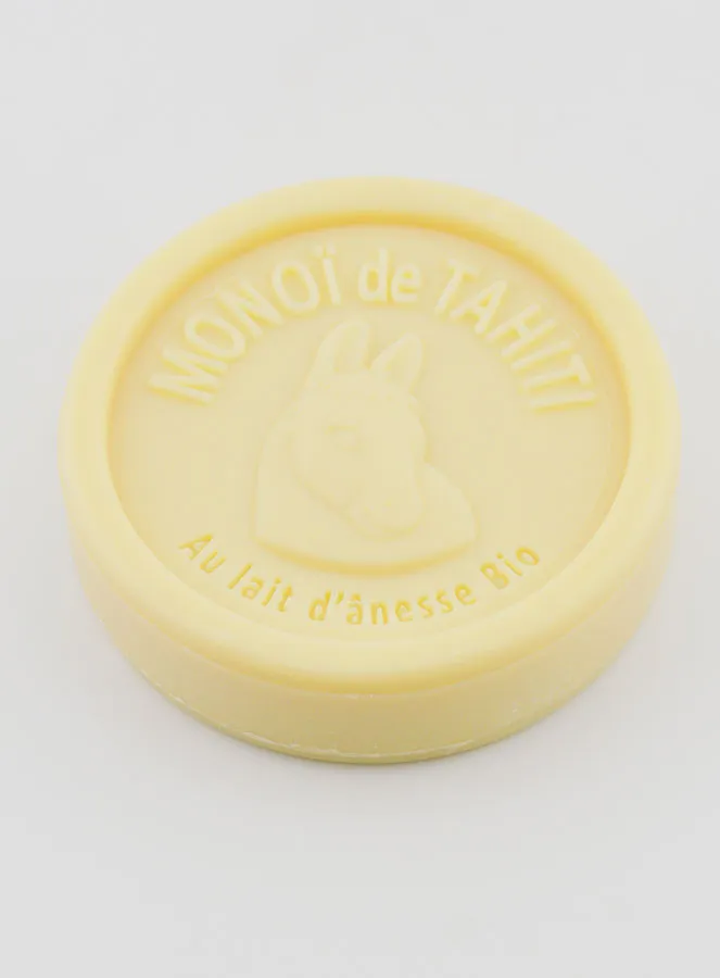 Organic Donkey Milk and Monoï Soap - 100g (pic 3)