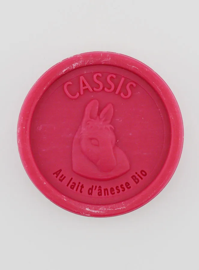 Organic Donkey Milk and Blackcurrant Soap - 100g (pic 1)