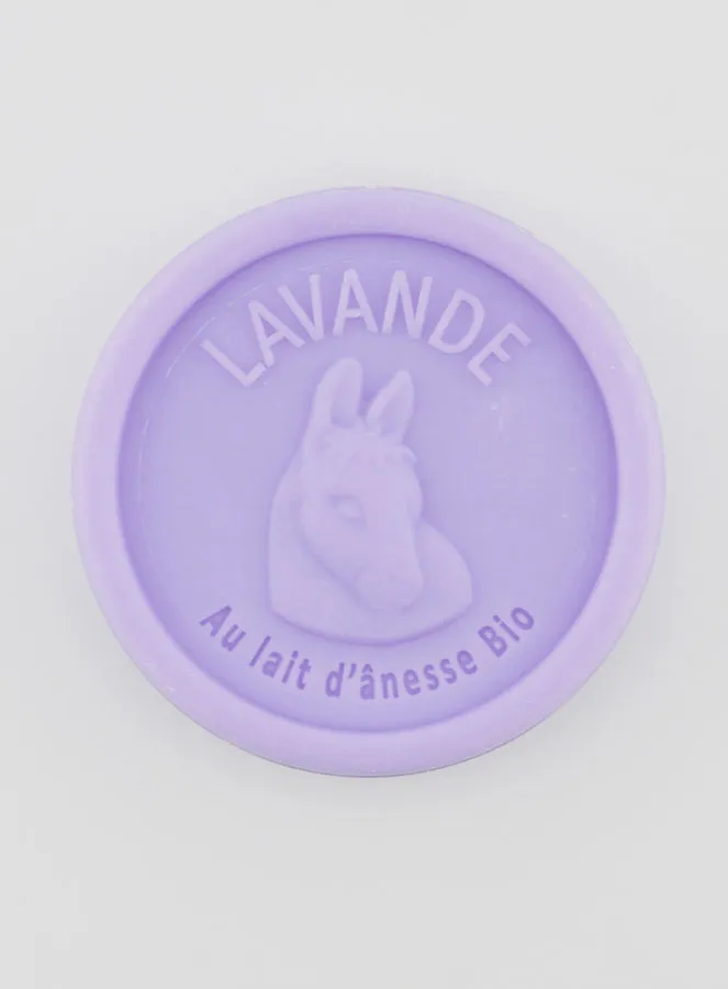 Organic Donkey Milk and Lavender Soap - 100g (pic 1)
