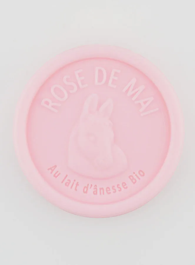 Organic Donkey Milk and May Rose Soap - 100g (pic 1)