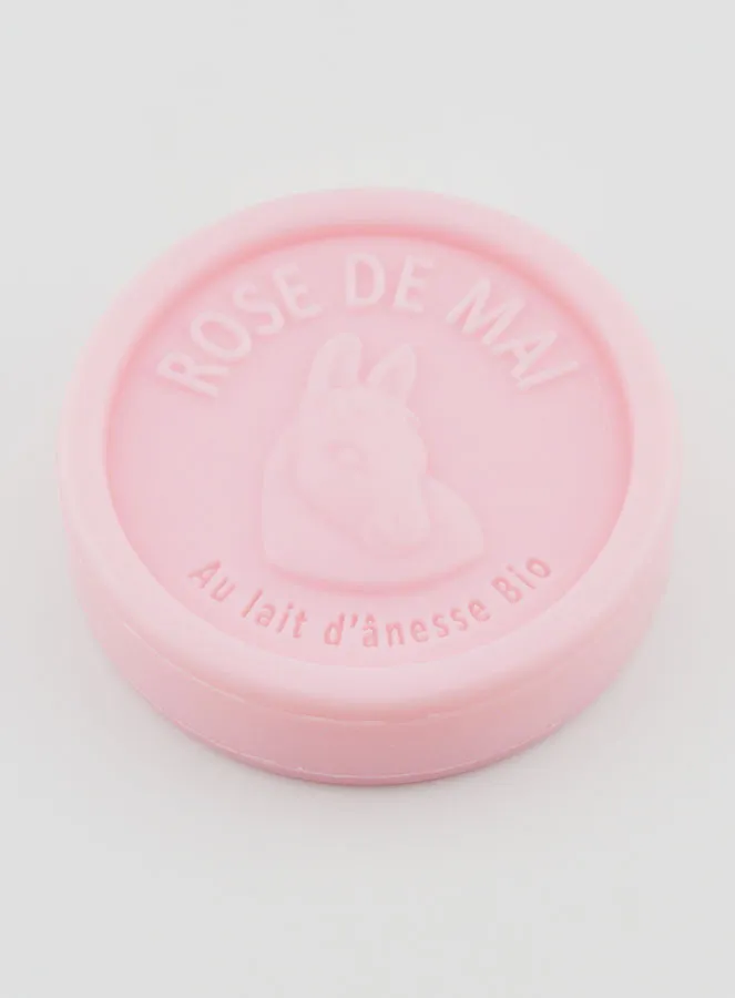 Organic Donkey Milk and May Rose Soap - 100g (pic 3)