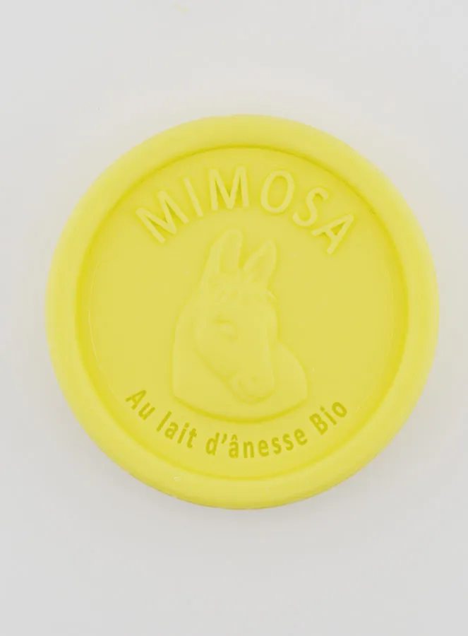Organic Donkey Milk and Mimosa Soap - 100g (pic 1)