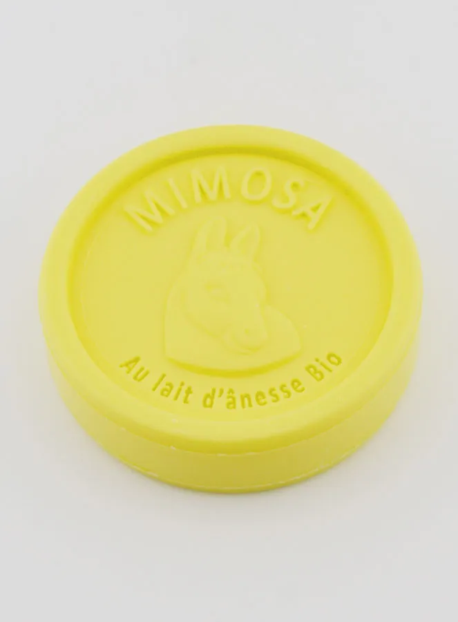Organic Donkey Milk and Mimosa Soap - 100g (pic 3)