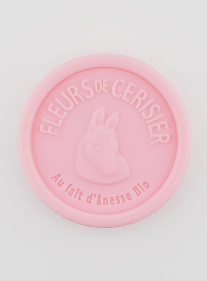 Organic Donkey Milk and Cherry Blossom Soap - 100g (pic 1)